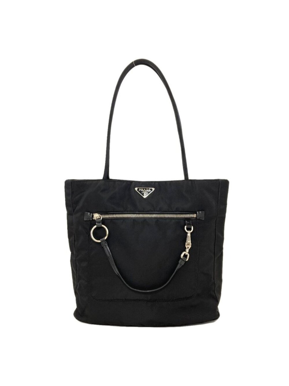 Prada Logo Handbag Nylon